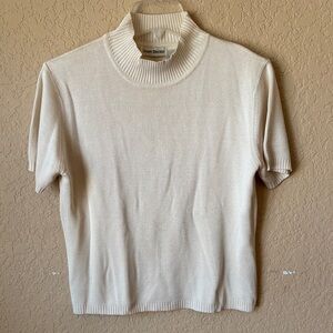 Barry Bricken Cream Silk Sweater